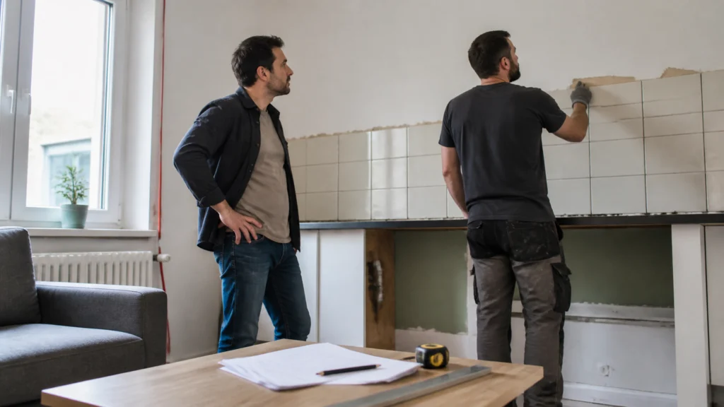 Illustration éditoriale pour l’article « Travaux non conformes au devis : vos recours et solutions »