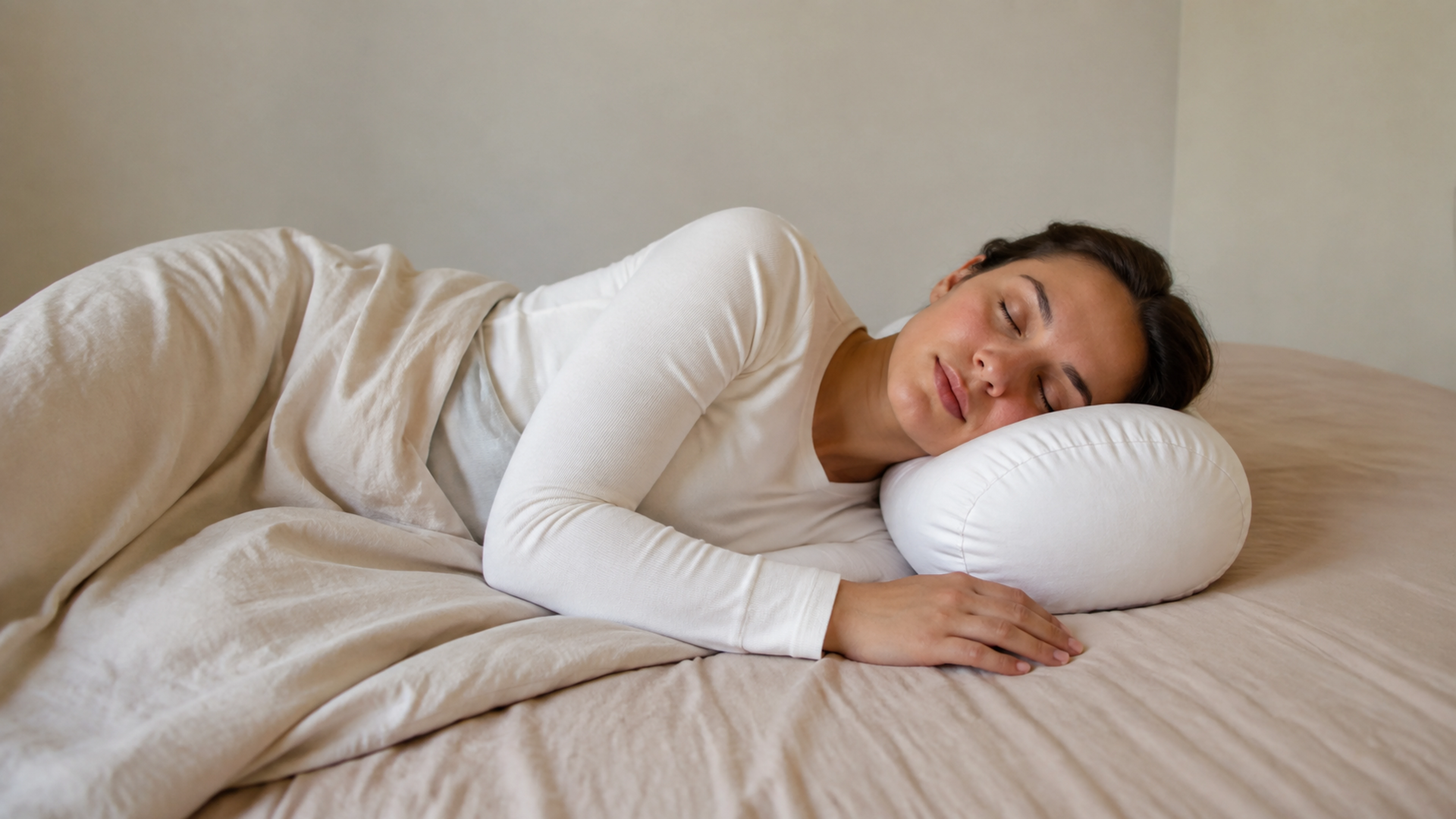 Illustration éditoriale pour l’article « Choisir le meilleur traversin pour dormir sur le côté »