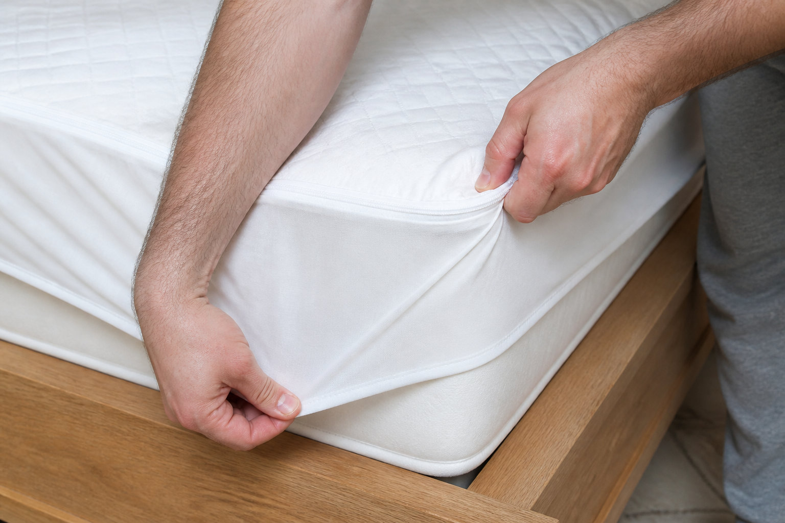 Étapes pour fixer votre protection de matelas